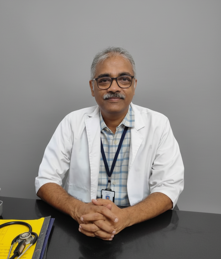 Dr. T. V. Manoj Wariyar is a highly respected Ayurvedic physician with over 25 years of clinical experience, specializing in Psychiatry, ENT, and General Medicine. An alumnus of Venkitramana Ayurveda College, Chennai, he began his illustrious journey with the renowned Kottakkal Arya Vaidyasala and Ashtanga Ayurveda, Trichy, where he gained deep expertise in classical Ayurvedic therapies and holistic healthcare.